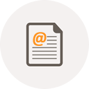 document, extension, file, format, paper icon